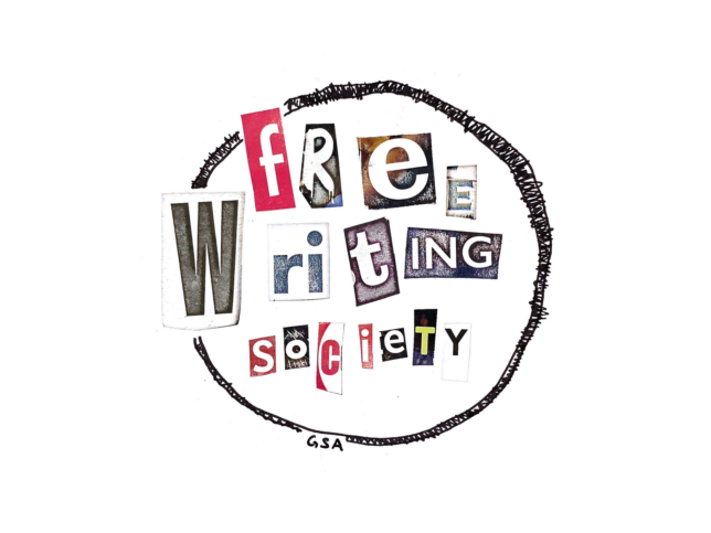 Logo for Glasgow Free Writing Society at the Glasgow School of Art